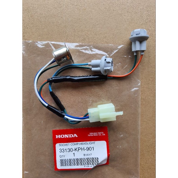 ขั้วไฟหน้า-honda-wave-เวฟ125r-หน้าแหลม-เวฟ125s-หัวเถิก-อะไหล่แท้ศูนย์-รหัสอะไหล่-33130-kph-901