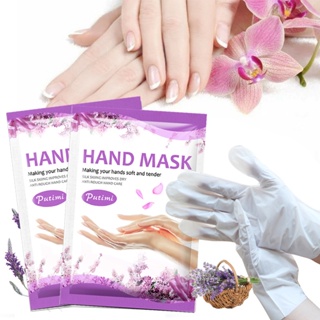 PUTIMI 10packs Lavender Hand Mask Hand Care Whitening Nourish Hand Essence Anti-drying Smooth Hand Mask Moisturizing Spa