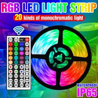 12V แถบไฟ LED ไฟกันน้ำ5050 RGB Night แผ่นเรืองแสง5M ความปลอดภัยสูงยืดหยุ่น Room เครื่องตกแต่งฝาผนังทีวีบ้านหลอดไฟ