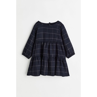 สินค้า H&M  Girl Button-front cotton dress 1044377