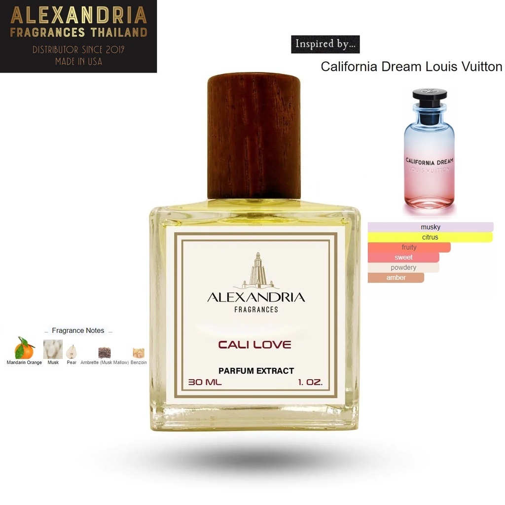 Nước Hoa Unisex Alexandria Fragrances Cali love by LV California