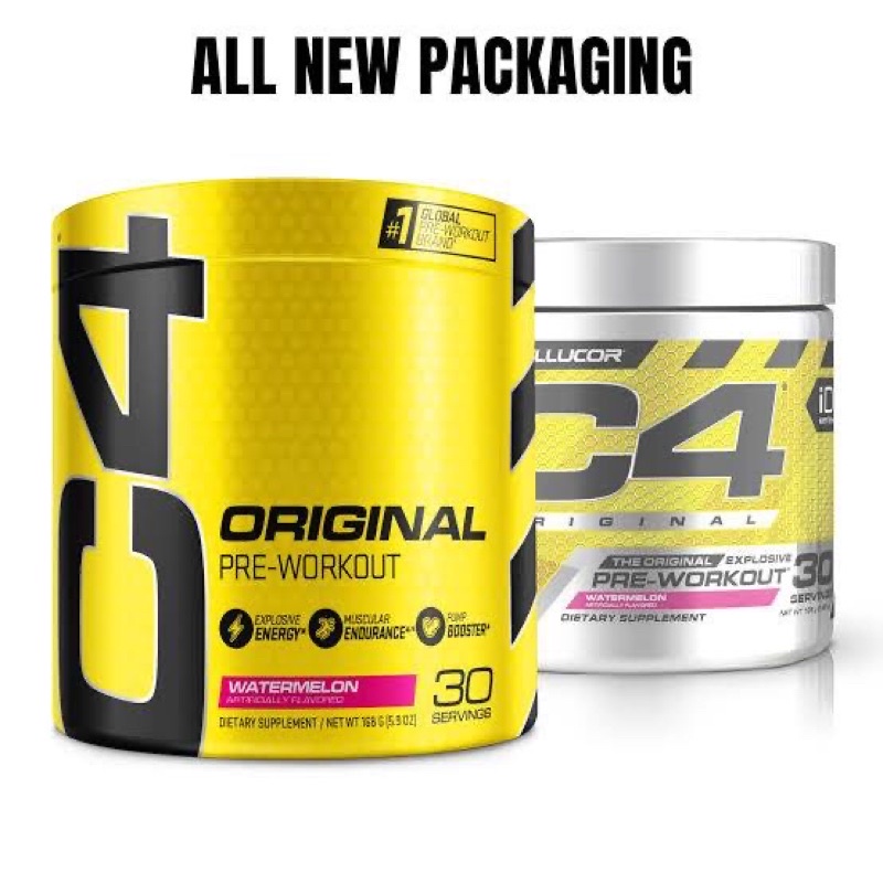 Cellucor C4 ORIGINAL PREWORKOUT( 30servings) Shopee Thailand