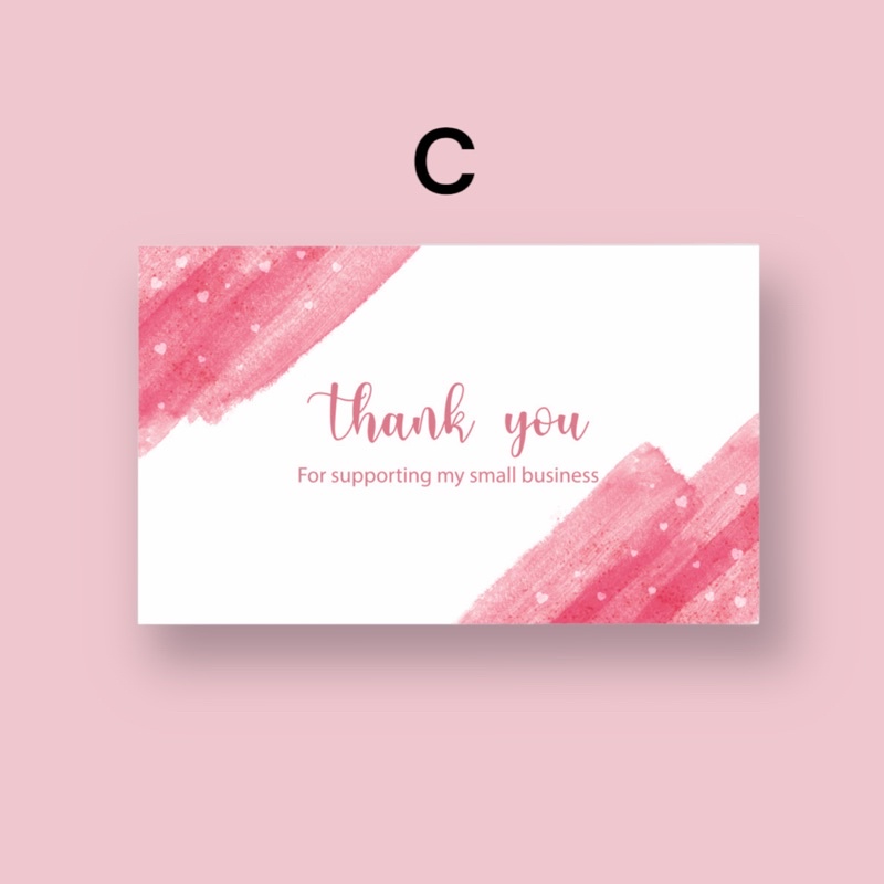 พร้อมส่ง-thank-you-card-thank-you-การ์ด-บัตรขอบคุณลูกค้า-บัตร-thank-you