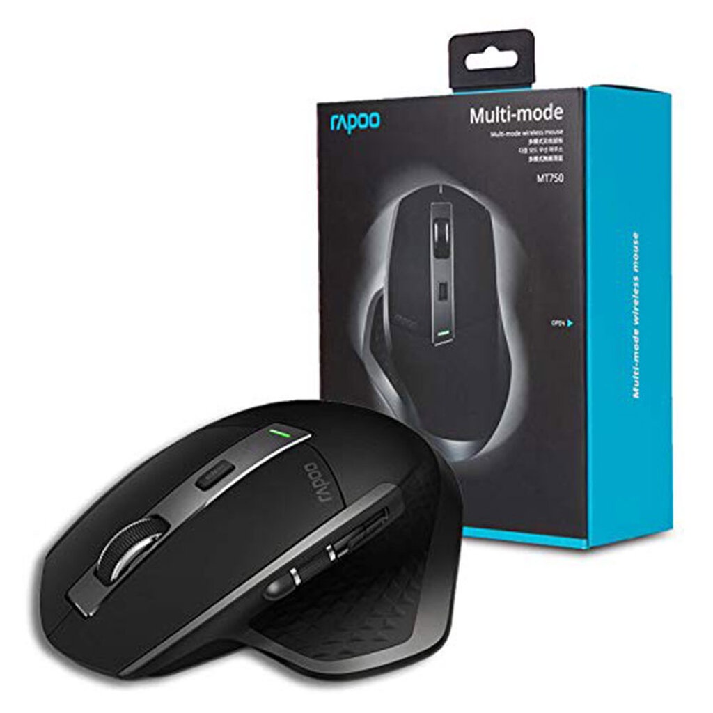 ภาพหน้าปกสินค้า️กรุงเทพฯด่วน1ชั่วโมง ️ Rapoo MT750S Rechargeable Multi-mode Wireless Mouse Bluetooth 3.04.0 2.4GHz ประกัน2ปี จากร้าน nava.it บน Shopee