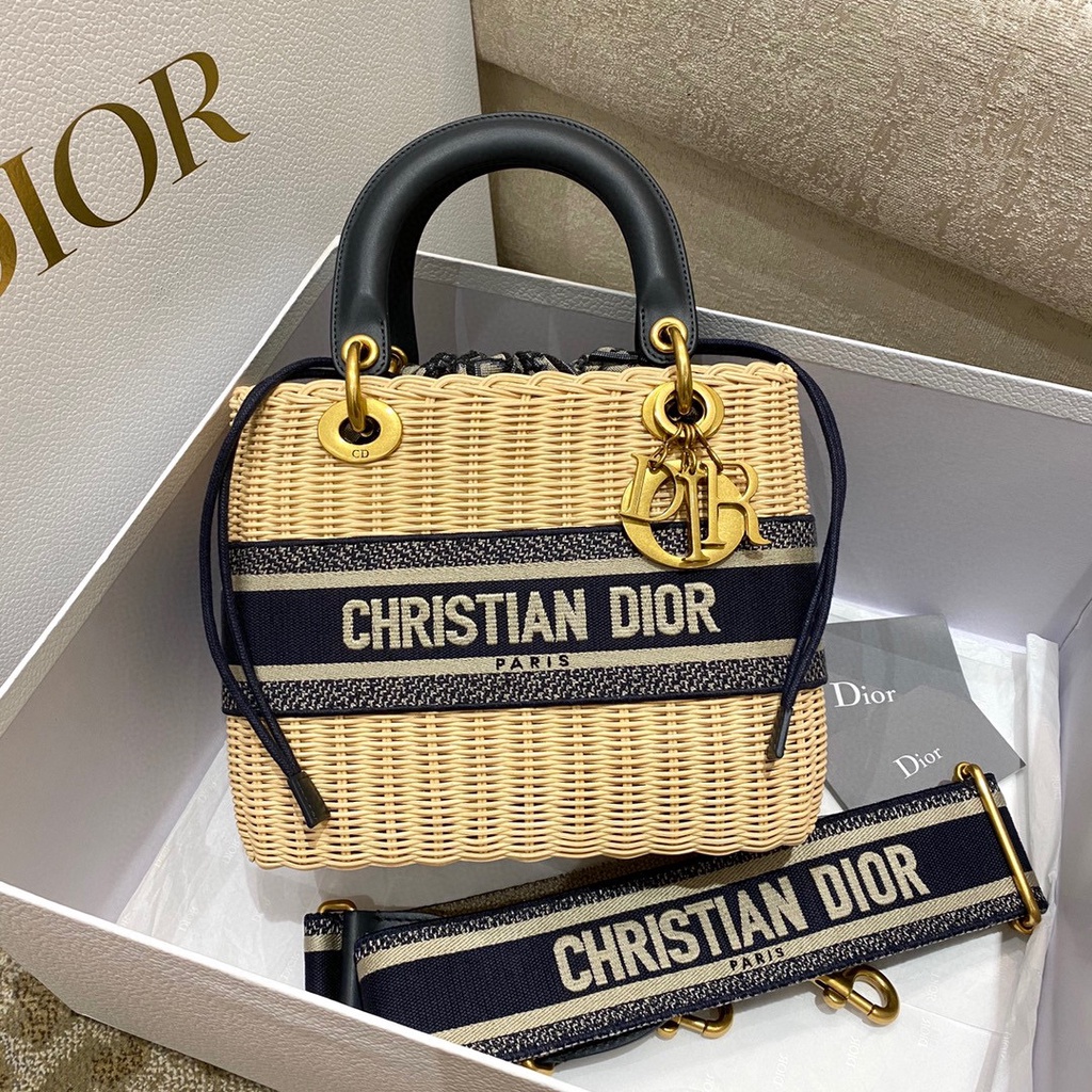 พรี-ราคา12000-dior-lady-wicker-กระเป๋าถือ-24-12-20cm