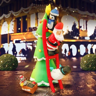 [Dolity2] บันไดเป่าลม ลายซานตาคลอส 6 ฟุต สําหรับครอบครัว ปาร์ตี้คริสต์มาส