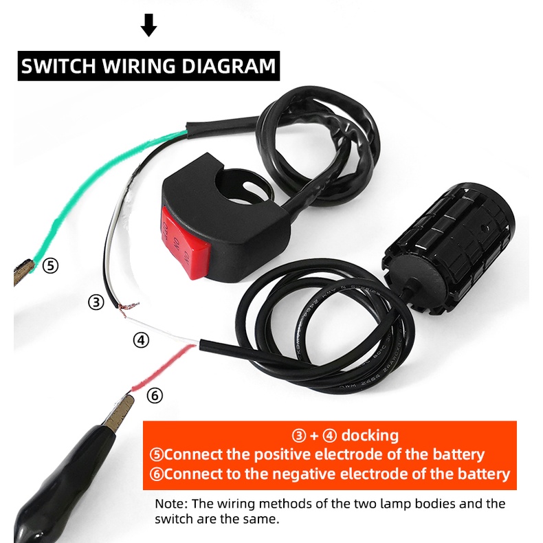 แฟนคลับรับคูปอง-88wไฟมอเตอร์ไซค์-ledจำนวน2ดวงไฟสปอร์ตไลท์มอเตอร์ไซค์dc12v-24vไฟสปอร์ตไลท์ออฟโรด