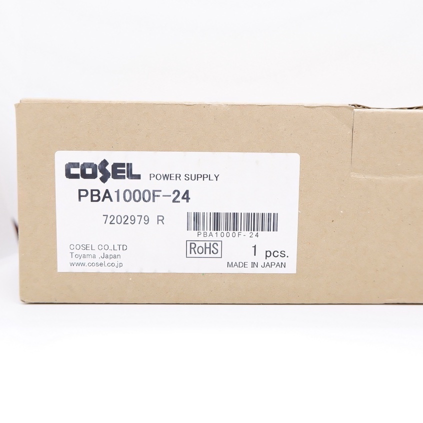 PBA1000F-24 Cosel Switching Power Supply, 24V dc, 44A, 1kW PBA1000F-24 Cosel Switching Power Supply, 24V dc, 44A, 1kW