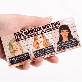 ห้ามพลาดน๊า🌈 The Balm The Manizer Sisters Palette 3g.x3