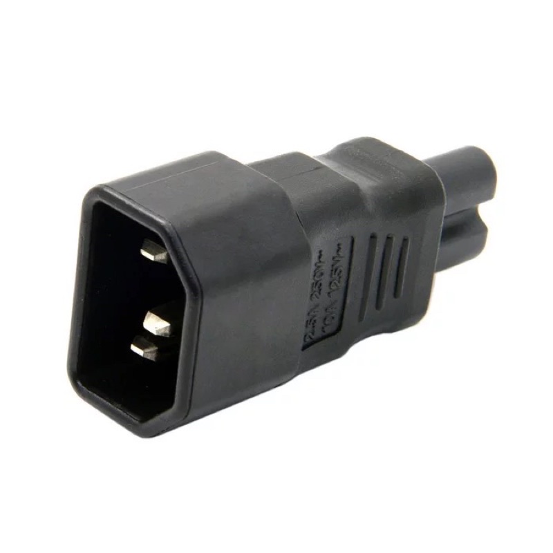 320-c14-to-c7อะแดปเตอร์-iec-c7-to-c14-ac-adapter-กาต้มน้ำ3-pin-c14ชาย-c7หญิงแปลงปลั๊ก-socket