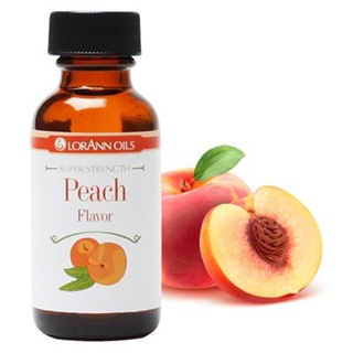 Lorann Super Strength Peach Flavor 1 oz. กลิ่นพีชเข้มข้น (06-7647)