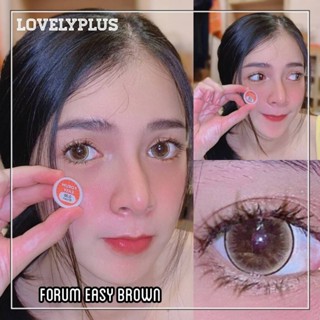 LovelyLens Forum Easy Eff.19 Brown ใหญ่