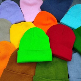 หมวกไหมพรม พร้อมส่งสินค้าทุกวัน ส่งจากไทย มีหลายสีให้เลือก ฟรีไซส์ (ยืดได้)