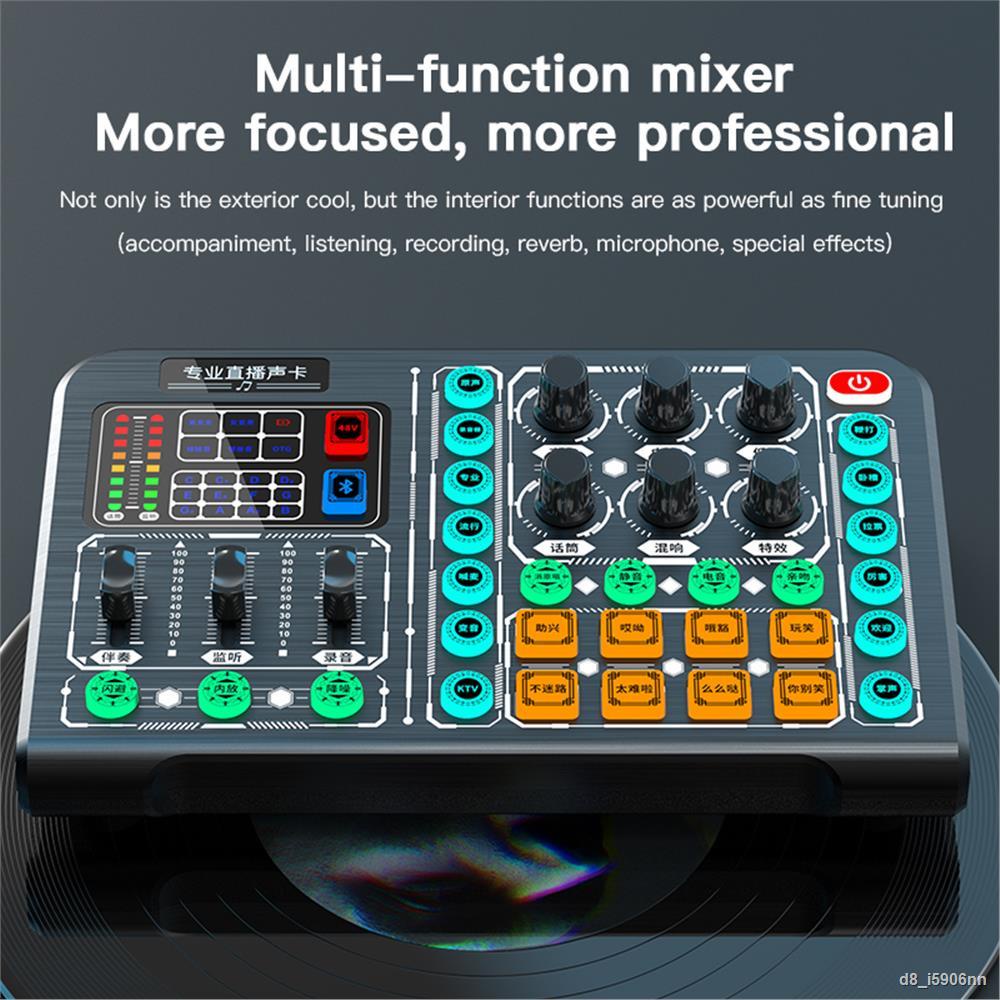 m6-dj-audio-mixer-usb-external-sound-card-microphone-personal-entertainment-headset-live-stream-for-pc-phone-and-compute