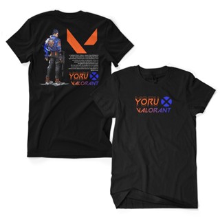 เสื้อยืดโอเวอร์ไซส์Yoru VALORANT เสื้อยืด ผ้าฝ้าย ลาย Distro 30s สําหรับผู้ชาย และผู้หญิงS-3XL