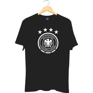 【cotton Tshirts👕】เสื้อยืด พิมพ์ลายโลโก้ Germany World Cup ยุค 30s