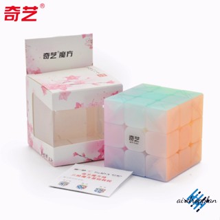 Aird Qiyi Warrior W Jelly 3x3x3 ลูกบาศก์มายากล สีแคนดี้ ใส ความเร็ว ลูกบาศก์ ของเล่นปริศนา เพื่อการศึกษาเด็กปฐมวัย