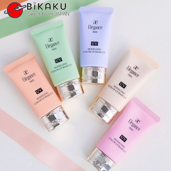 direct-from-japan-albion-elegance-paris-เอลิแกนซ์-modeling-color-up-base-uv-30g-5-colors-spf40-pa-makeup-base-make-up-base-make-up-base-primer-makeup-base-liquid-foundation-make-up-base-glow-makeup-ba