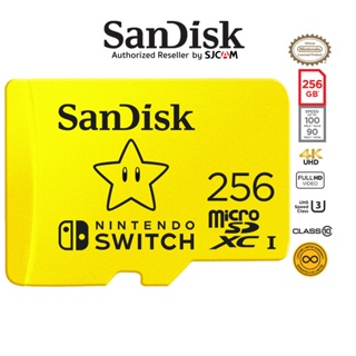 สินค้า SanDisk microSDXC for the Nintendo Switch 256GB,512GB (SDSQXAO) Memory เมมโมรี่ Game Nintendo Switch Lifetime Warranty