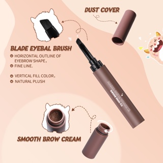 ภาพขนาดย่อของภาพหน้าปกสินค้าBANXEER Eyebrow Gel Cream Waterproof Brow Pencil Long-lasting Eyebrow Stamp Dual Use For Eyes Makeup Cosmetics จากร้าน banxeer_officialstore บน Shopee ภาพที่ 2