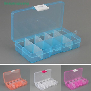 [Beautyupyang] กล่องพลาสติก 10 ช่อง ปรับได้ สําหรับเก็บเครื่องประดับ ลูกปัด