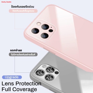 🔥จัดส่งทันที🔥เคสไอโฟน ฝาหลังแข็ง สำหรับ iPhone 11 12 13 Pro Promax 7 8 Plus X XS XR XSMAX พลัส เคสประกบสีพื้น