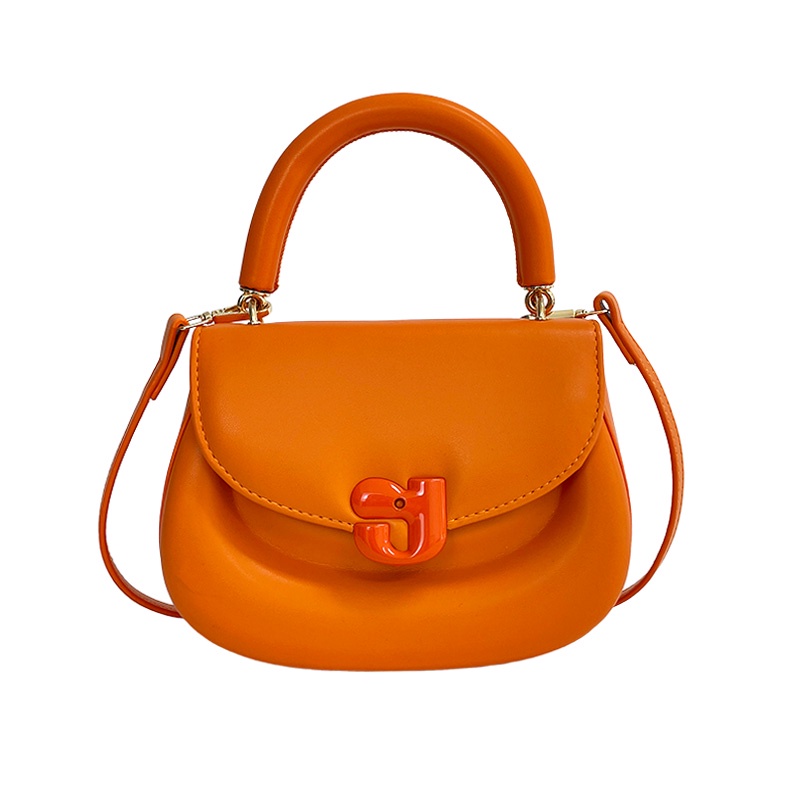 Jasmin NOIR กระเป๋าถือ กระเป๋าสะพายไหล่ หนัง PU ทรงโท้ท แต่งตัวล็อก