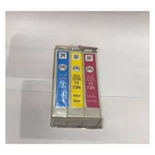 ตลับหมึก Epson 73N ของแท้ (No box) สีน้ำเงิน สีชมพู สีเหลือง