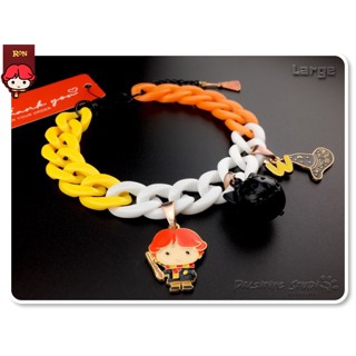 ปลอกคอ • สร้อยคอสำหรับน้องหมาและน้องแมวสุด Trendy • ลาย Ron จาก Harry Potter Collection • Pet Collars • Large Size