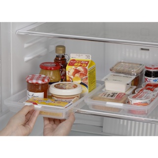 Inomata กล่องอเนกประสงค์ กล่องเก็บของในตู้เย็น แบบโปร่งใส มีให้เลือก 16 แบบ
