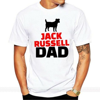 Jack Russel Dad mens fashion T-shirt cotton tshirt men summer fashion t-shirt euro size