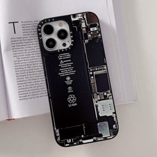 เคสโทรศัพท์มือถือ ป้องกันรอย ลายบอร์ดวงจรเปลือย CT สําหรับ iphone11 12 13 14 15 plus pro promax