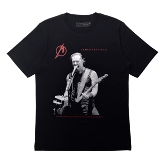 เสื้อยืด พิมพ์ลาย James Hetfield | เมทัลลิก้า