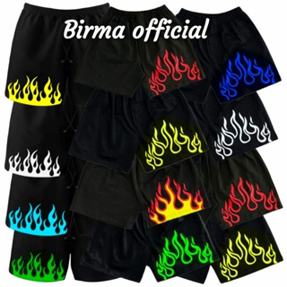 ] 100 พัน แถม 10 ชิ้น UNISEX Fire MOTIF BOXER กางเกง