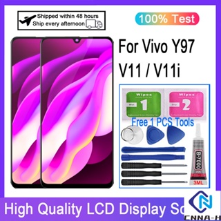 อะไหล่หน้าจอสัมผัส LCD แบบเปลี่ยน สําหรับ Vivo Y97 V11 V11i
