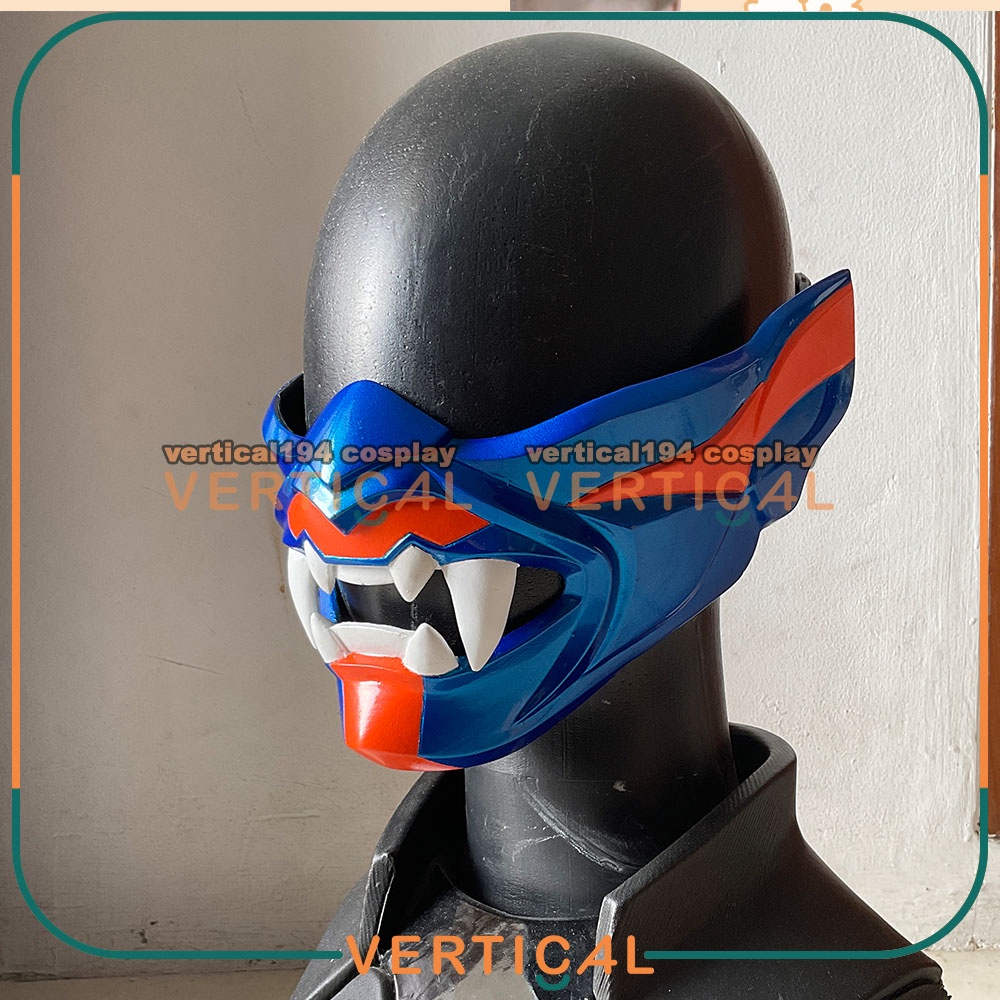 Valorant YORU MASK ONI MASK COSPLAY MASK TECHWEAR MASK MENPO CYBERPUNK ...