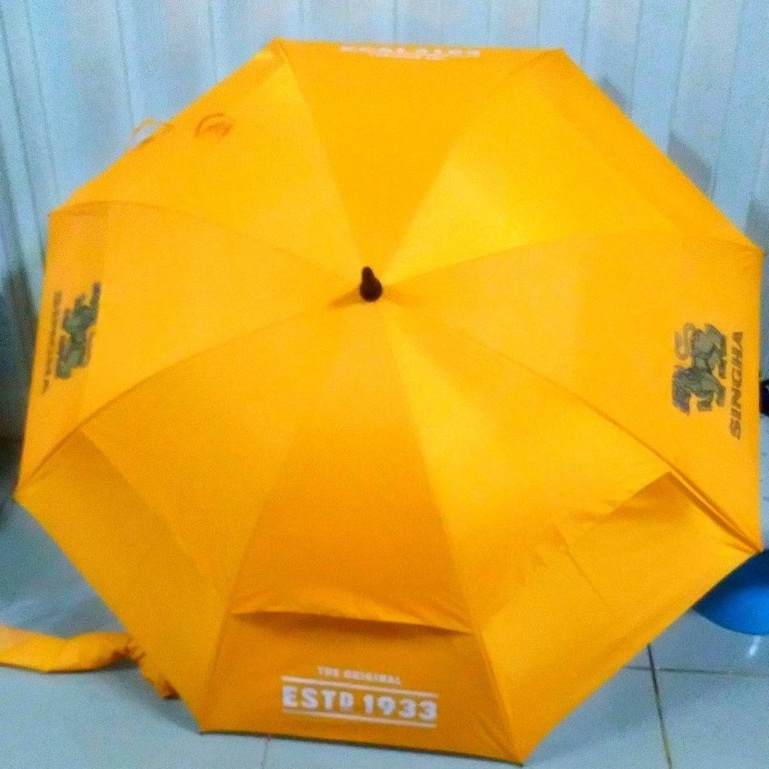 ภาพหน้าปกสินค้าร่มสิงห์ขนาด 30" 2ชั้น งานไทย สีสวยสด (ห้ามสั่งสินค้าอื่นพ่วงร่ม)