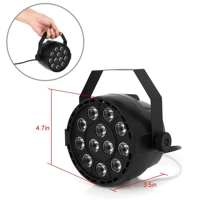 12-led-beam-stage-light-with-8-dmx-channels-ไฟพาร์-ไฟดิสโก้-ไฟเธค