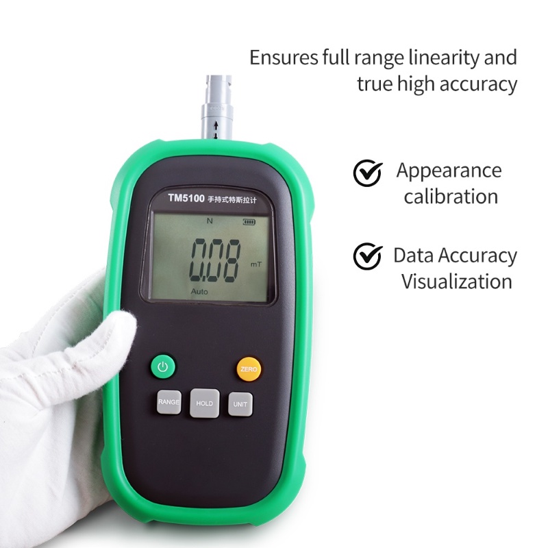 Gauss Meter เครื่องทดสอบสนามแม่เหล็กเครื่องตรวจจับแม่เหล็ก TM5100 ...