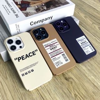 เคสโทรศัพท์มือถือ PC แข็ง ลาย world peace สําหรับ iPhone 11 14 13 12 11