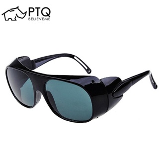 แว่นตาป้องกันไฟฟ้าเชื่อมแก๊สแว่นตาเชื่อมแว่นตาใสป้องกันการแยกการเชื่อมพิเศษ PTQ