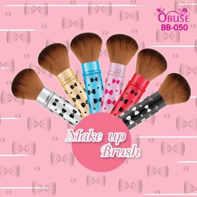 obuse-makeup-brush-bb-050-โอบิวซ์-แปรงปัดแก้ม-แปรงแต่งหน้า-ปลอกเก็บได้-ขนนิ่ม-พกพาสะดวก