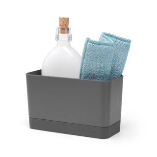 Brabantia ที่ใส่อุปกรณ์ทำความสะอาด ที่ใส่อุปกรณ์ล้างจาน SinkSide Sink Organiser - Dark Grey