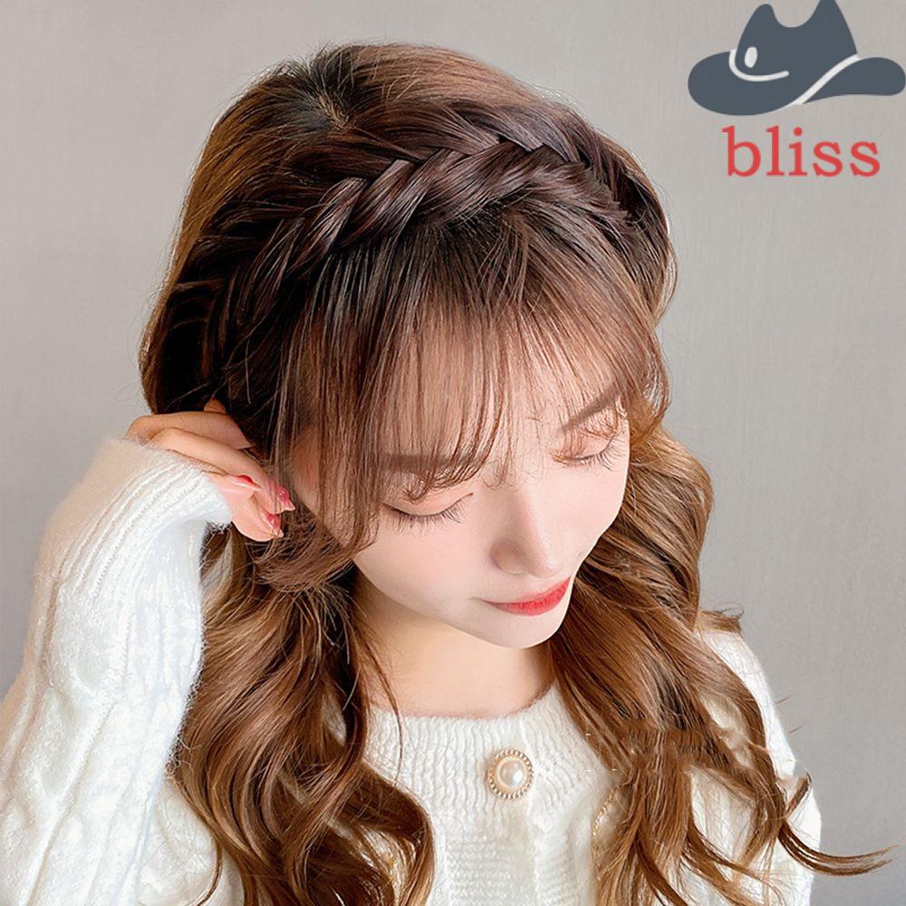 bliss-ที่คาดผม-แบบถักเปีย-รูปก้างปลา-กันลื่น-สําหรับผู้หญิง