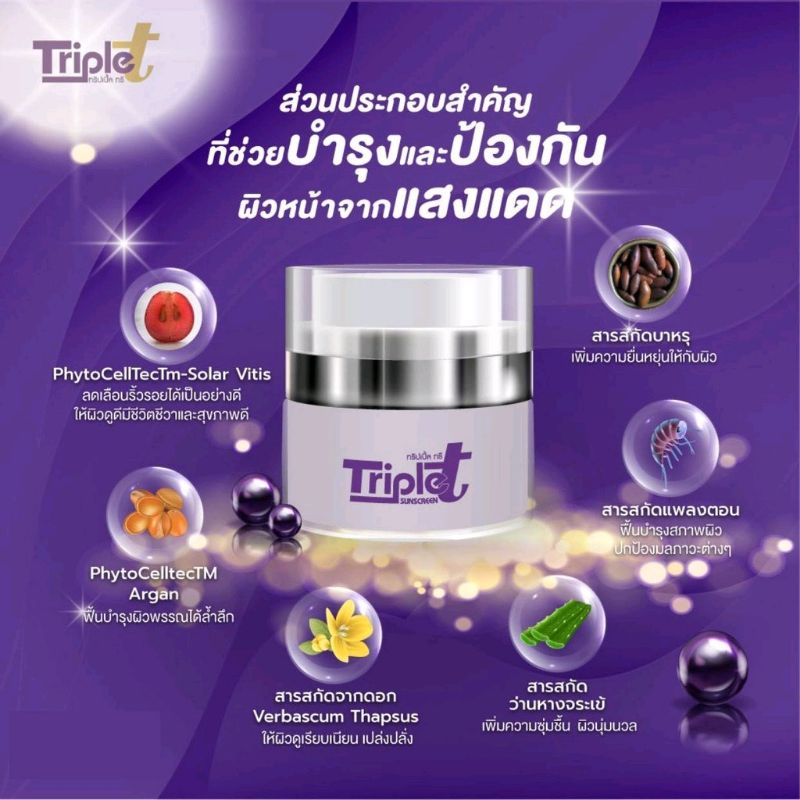 ครีมกันแดดทริปเปิ้ลทรี-triple-t-toiting-ของแท้-100