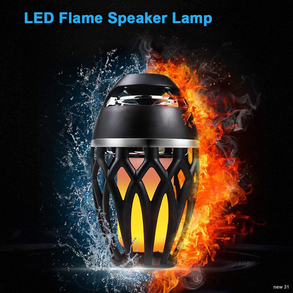 Outdoor Bluetooth Speakers Portable Wireless Charger Led Table Flame ...