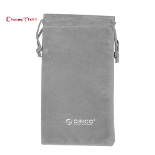 Orico กันน้ํา 180X100 มม. โทรศัพท์มือถือ Hdd สีเทา กระเป๋าเก็บ สําหรับสายชาร์จ Usb พาวเวอร์แบงค์ กล่องเก็บโทรศัพท์