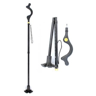 Self Standing Folding Cane Ultralight Aluminum Alloy Telescopic Walking Stick adjustable Trekking Alpenstock Climbing Hi