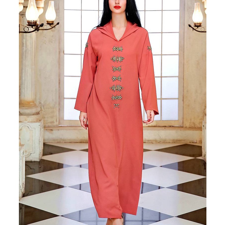 Ramadan 2022 Maxi Dress Femme Vestidos Eid Kaftan Dubai Turkey Hijab Muslim  Morocco Caftan Islam Clothing Dress Abayas F | Shopee Thailand