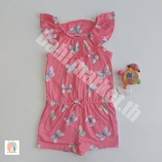 จั๊มสูทเด็กหญิง ขาสั้น แขนกุด แบรนด์คาร์เตอร์ Carters ของใหม่